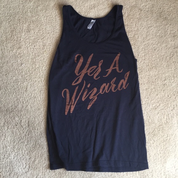 Tops - *Sale*“ Yet a Wizard” Harry Potter Tank Top